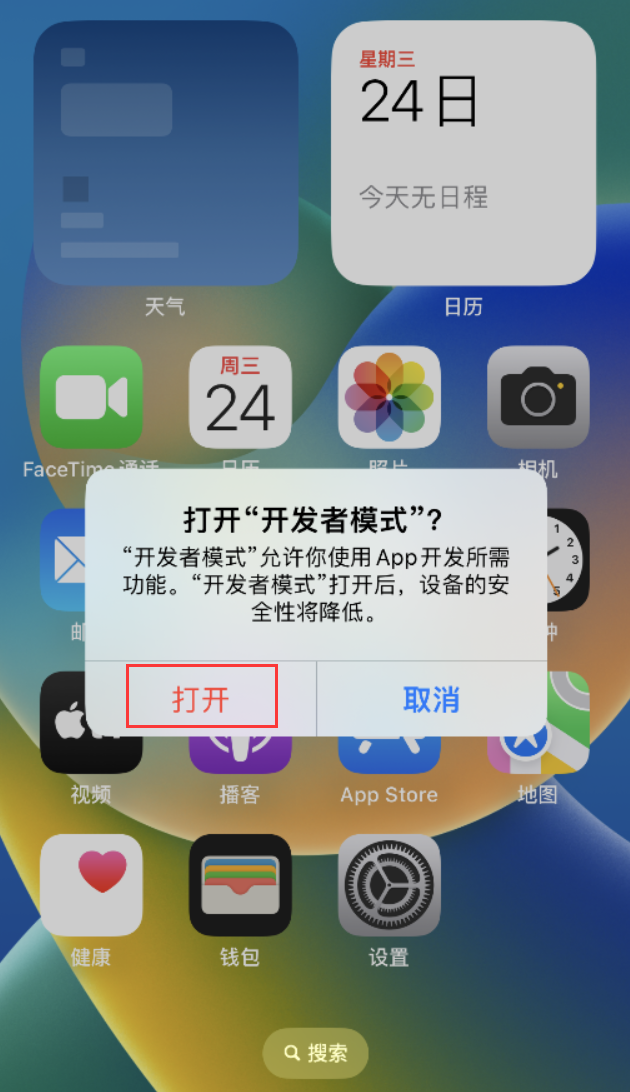 泗县苹果手机维修分享如何打开开发者模式 