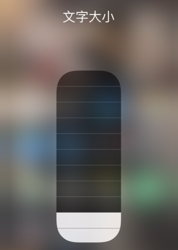 泗县苹果手机维修分享小技巧：在 iPhone 控制中心快速调节字体大小 