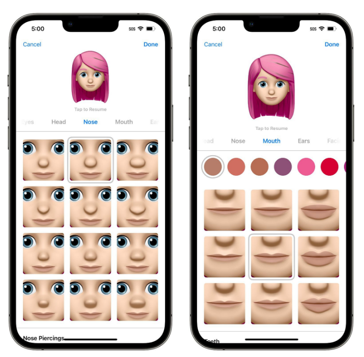 泗县苹果手机维修分享​iOS 16中的拟我表情有了哪些变化和升级 